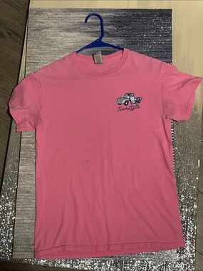 Tennessee Graphic Pink Short-Sleeve Men's T-Shirt
